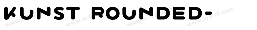 Kunst Rounded字体转换